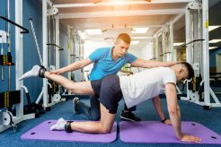 Imagine cu un centru medical modern dedicat reabilitării